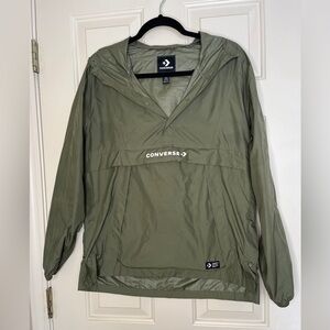 Green converse windbreaker